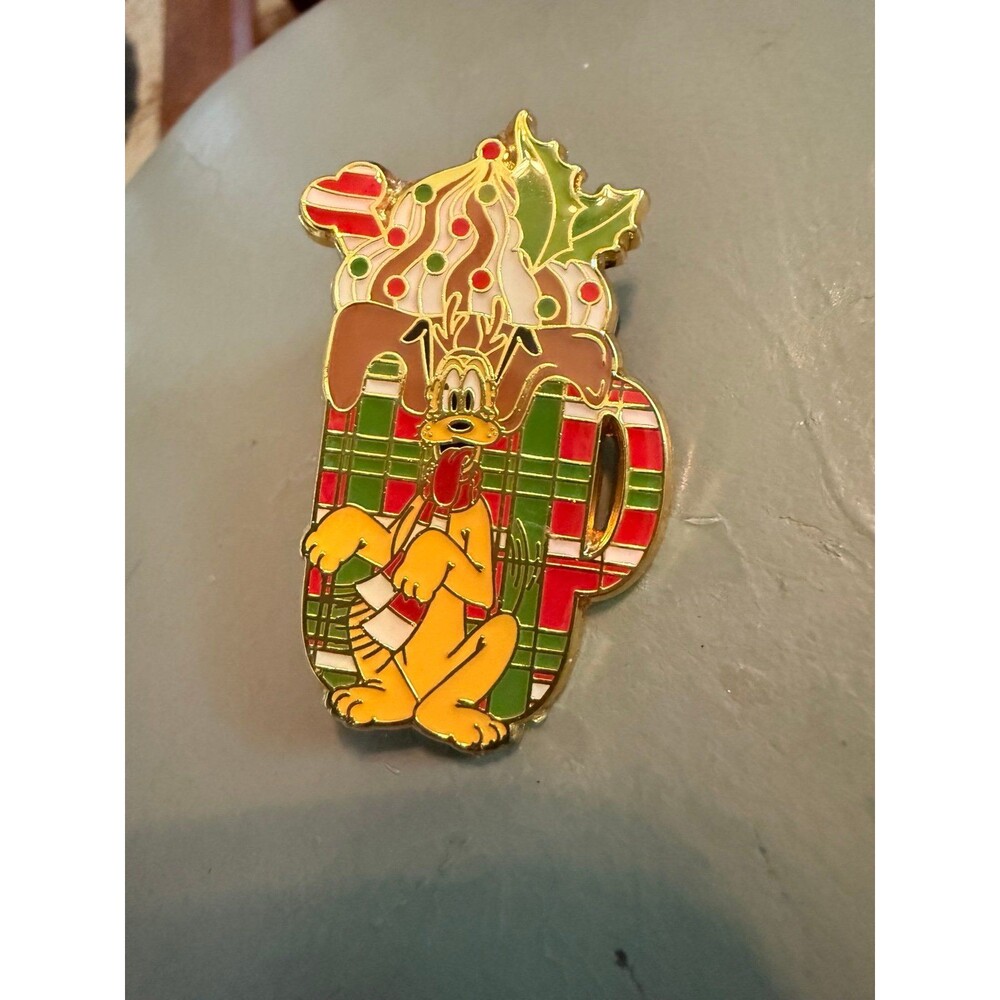 Disney Trading Pins Pluto Peppermint Mocha